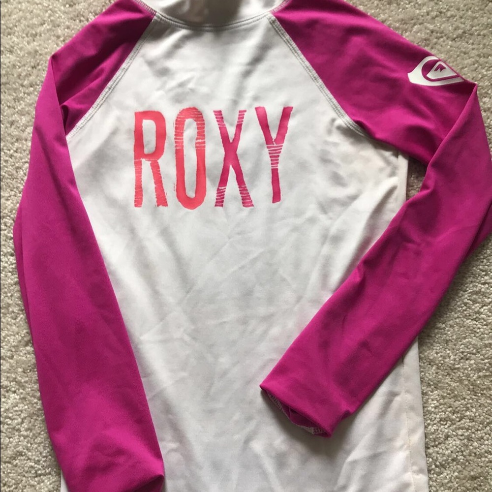 Roxy kids swim shirt size small